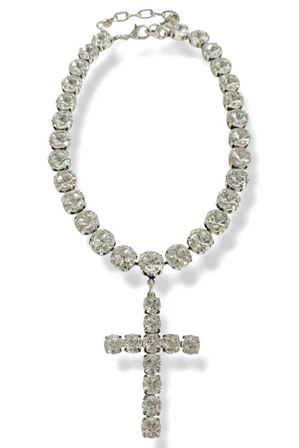 Sienna by TOVA Rome Clear Antique Silver Necklace | The Willow Tree