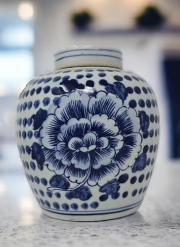 Retro Antique Like Style Blue and White Porcelain Small Jars (L1) | Amazon (US)