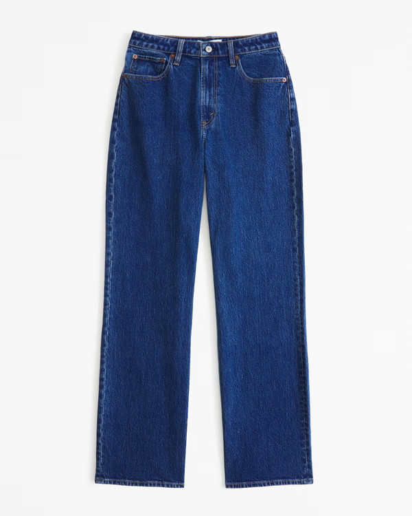 Curve Love High Rise 90s Relaxed Jean | Abercrombie & Fitch (US)