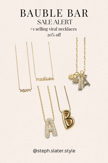 Viral necklaces on sale! Gift idea. Jewelry. Top selling necklace 

#LTKStyleTip #LTKFindsUnder100 #LTKSaleAlert
