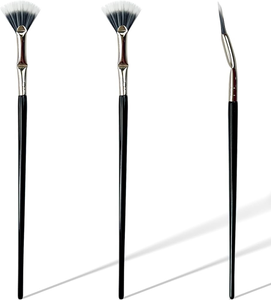 3Pcs Fan-Shaped Mascara Brush, Folding Angle Lash Brush, for Clump-Free Eyelash Application & Sep... | Amazon (US)