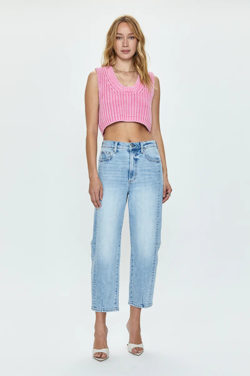 Eli High Rise Arched Leg - Sun-kissed | Pistola Denim