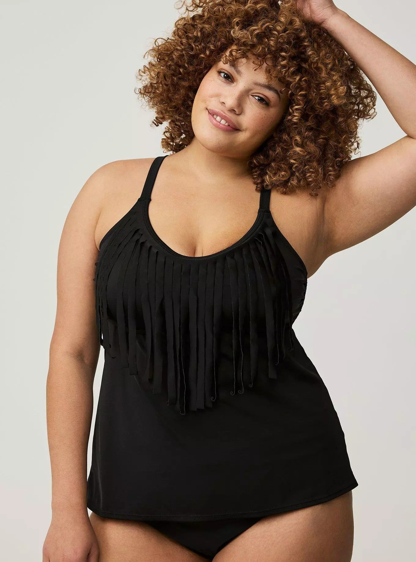 Wireless Fringe Tankini | Torrid (US & Canada)
