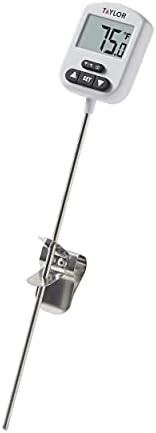 Taylor Precision Products Programmable Digital Candy and Deep Fry Thermometer with Green Light Al... | Amazon (US)