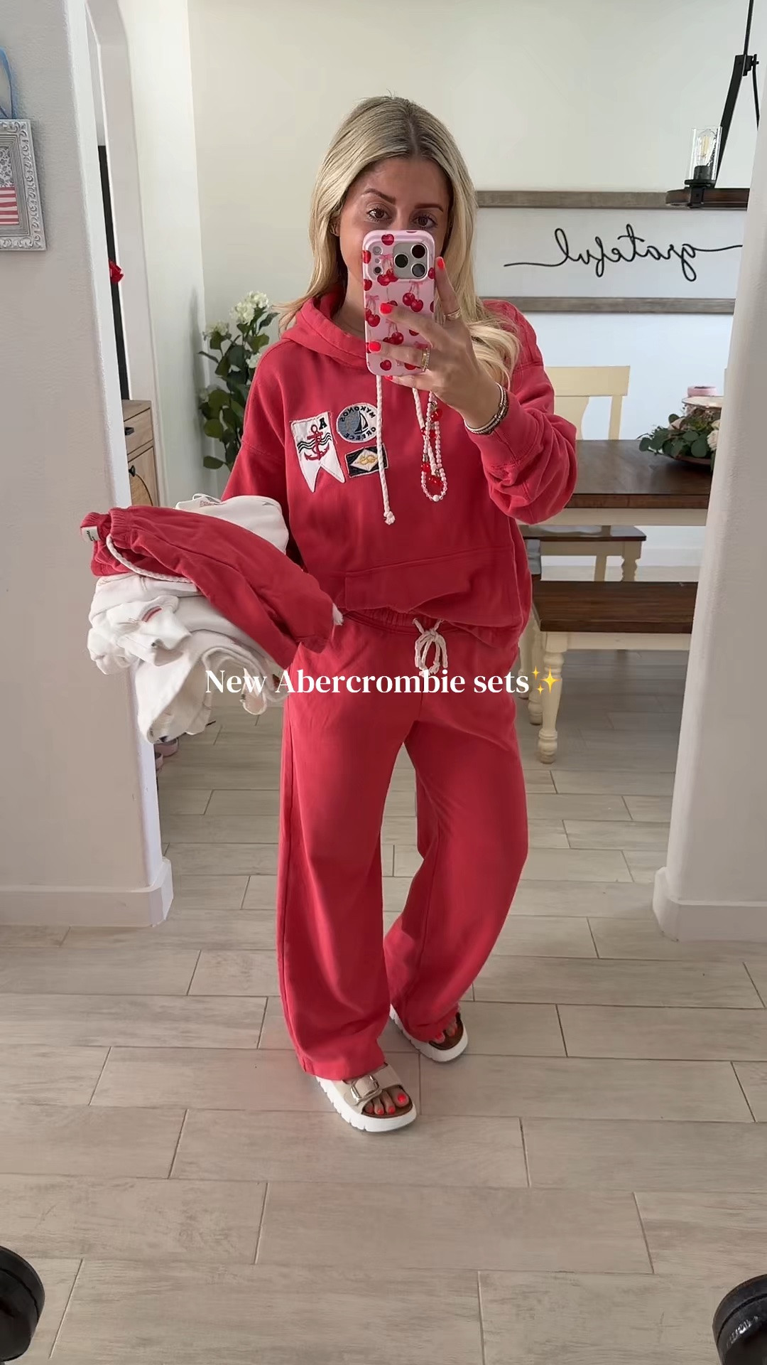 New @abercrombie sets✨
Size small
Sandals tts

#LTKootd