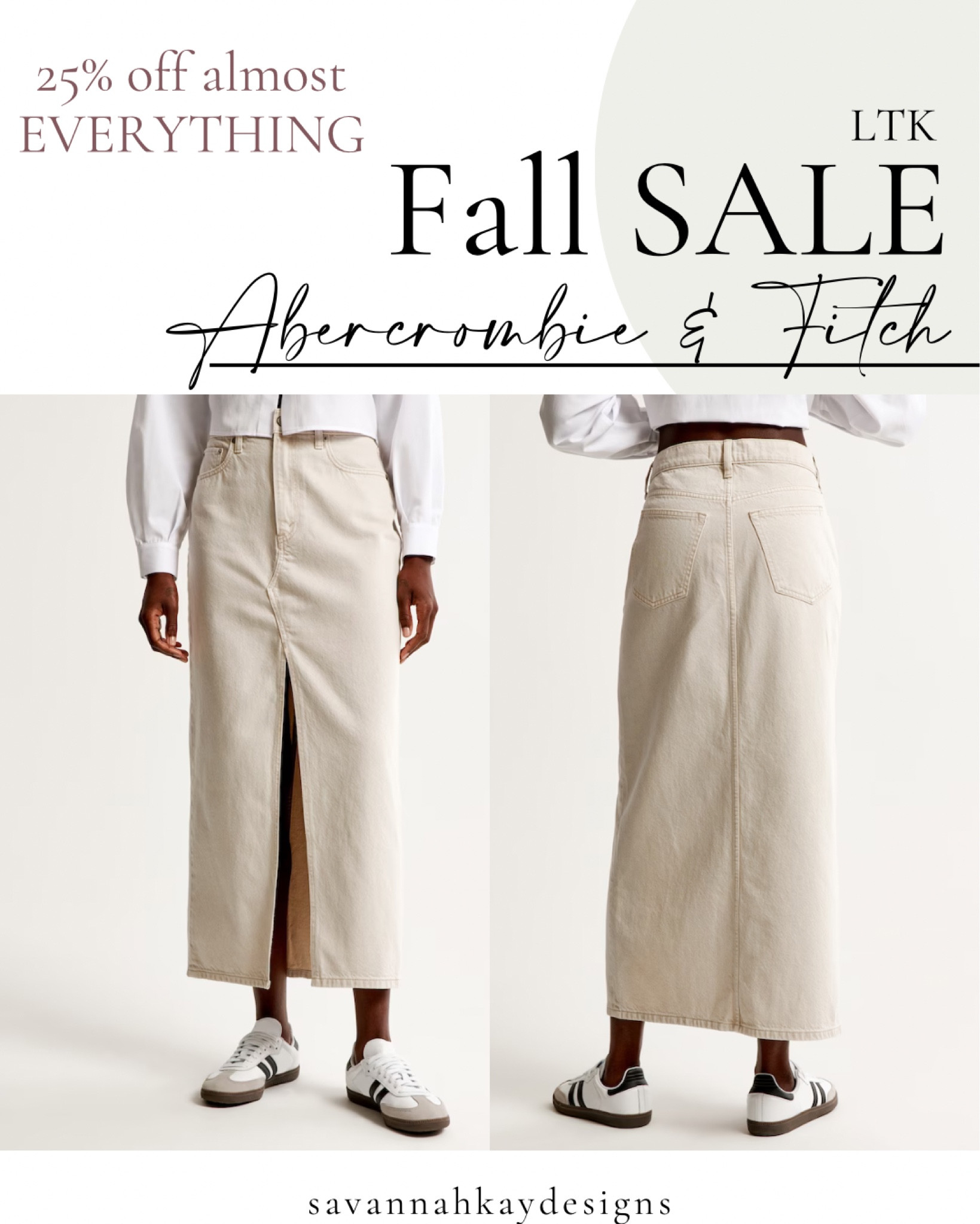 I LOVE a good denim skirt and grabbed both the cream and the denim while it’s still on sale! 



#LTKSale #LTKstyletip #LTKworkwear