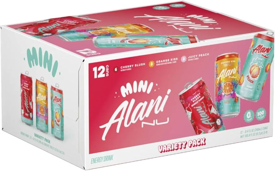 Alani Nu VARIETY PACK - CHERRY SLUSH, JUICY PEACH, ORANGE KISS Sugar Free, Low Calorie Energy Dri... | Amazon (US)