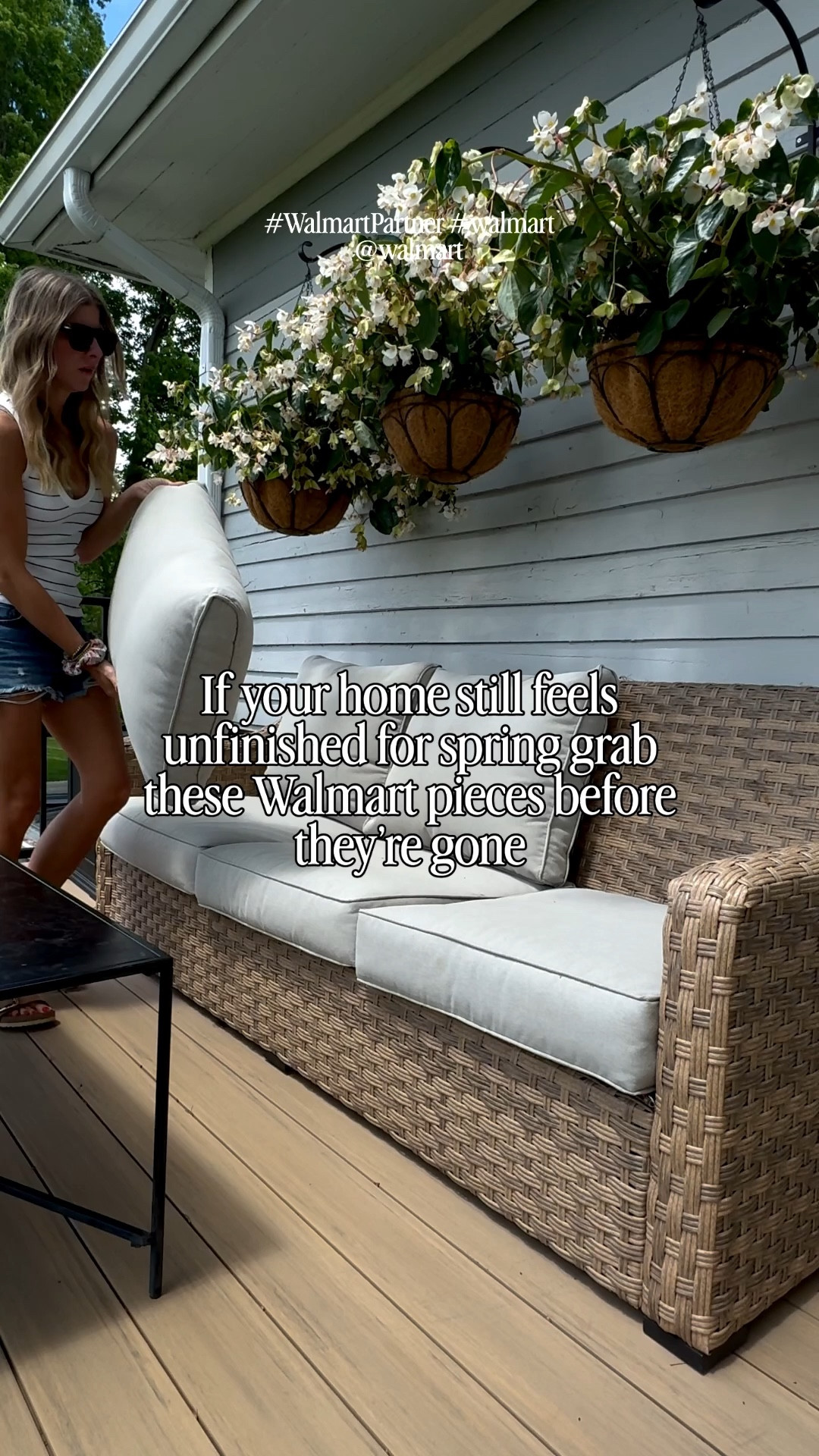 Bringing you my Walmart spring favorites thanks to #WalmartPartner for sponsoring this post.

These are my Walmart spring favorites that I personally own and keep coming back to. I’ll keep sharing this outdoor sofa because I 1000% recommend it. It’s held up beautifully and still looks so good. The self watering glass bird globes are such a cute little touch you probably haven’t seen anywhere, and the tiki torches give that instant ambiance. I swear by these café curtains too, they’re the perfect light filtering and look way more high end than they are. The evergreen orbs look incredibly realistic if you struggle with keeping plants alive, and the oversized planters are just as good… they really pull everything together.

#walmart @walmart

#LTKHome #LTKSaleAlert