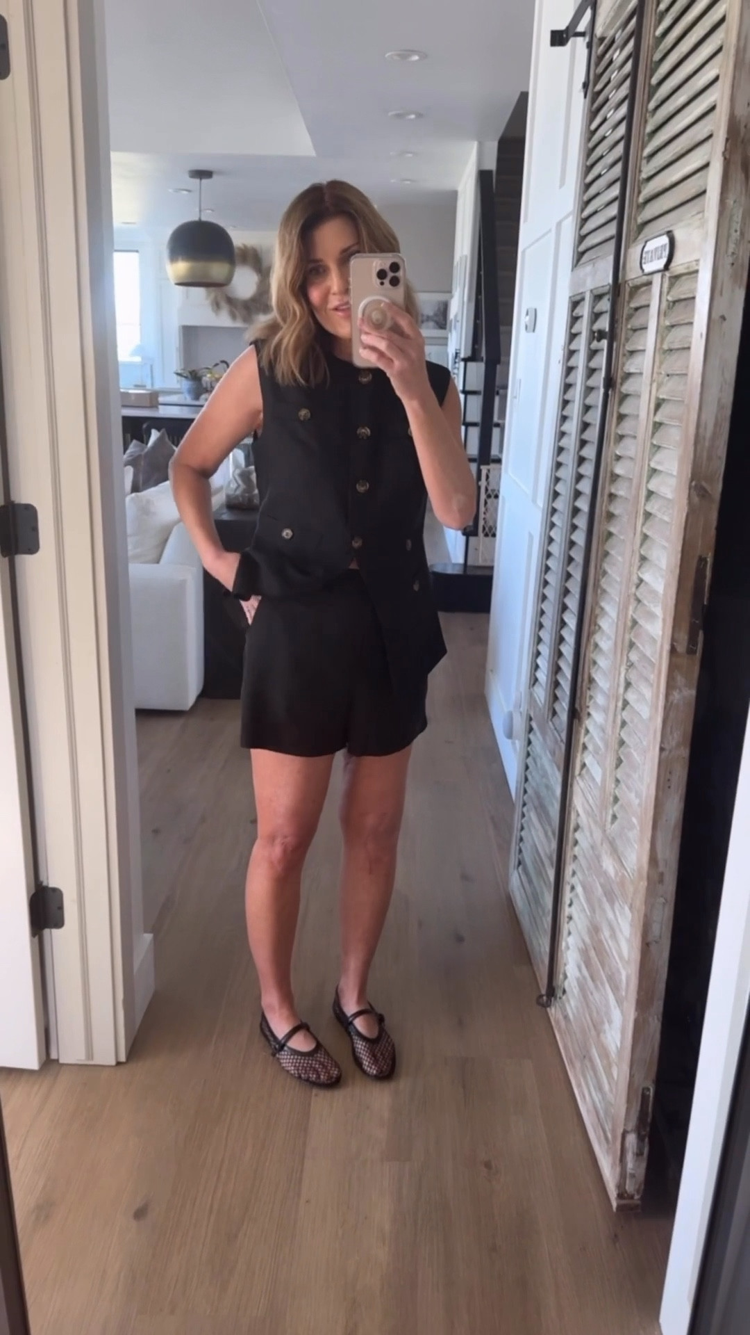 Casual 2 piece sleeveless vest short set in several color options. Great for vacation 

#LTKOver40