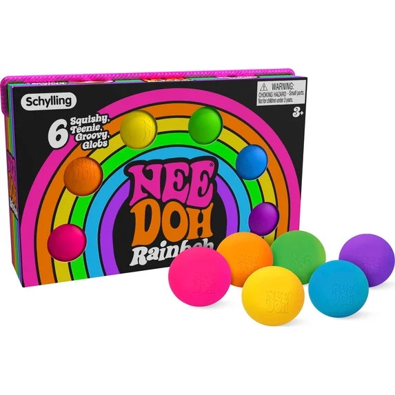 Schylling-Rainbow Teenie Nee Doh-Ages 3+-RBTND | Walmart (US)