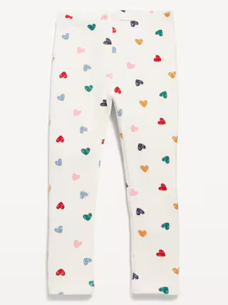 Printed Waffle-Knit Leggings for Toddler Girls | Old Navy (US)