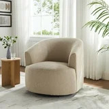 Mainstays Boucle Swivel Accent Chair, Taupe | Walmart (US)