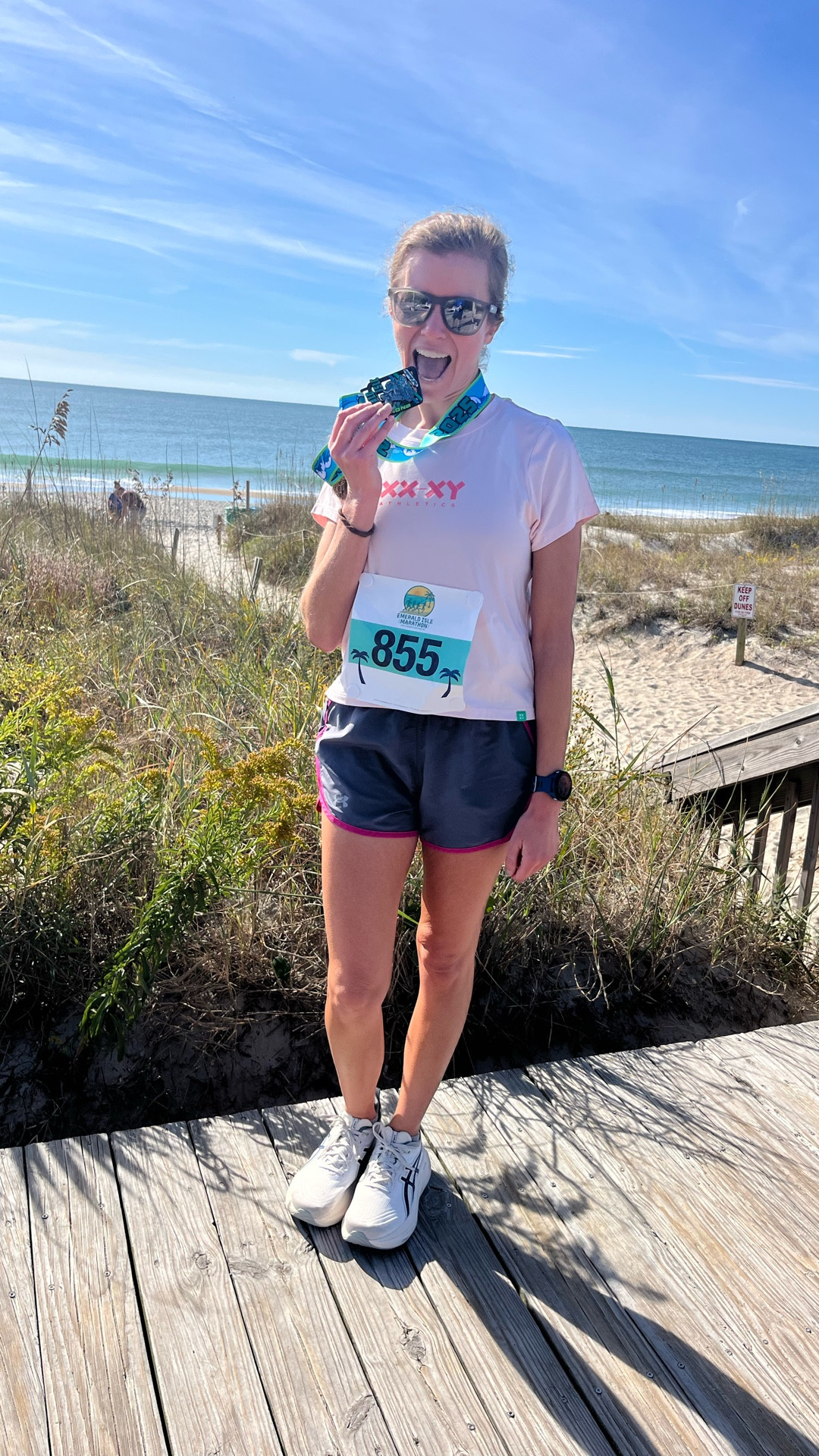 This past Saturday I ran my first half marathon! Finished in 1:53:02, which crushed my primary goal to finish in under two hours! 

My race day fit featured the Under Armour fly-by shorts and my trusty ASICS Gel Nimbus shoes. Goodr active sunglasses kept me from squinting and didn’t slide all over the place. A waist pouch from Amazon held my phone and nutrition. Salt Stick electrolyte chews and energy gummies provided mid-race fuel. And my Garmin Forerunner watch kept me on pace! I’ve linked all these race day essentials so you can easily grab them for your next run! 



#LTKActive