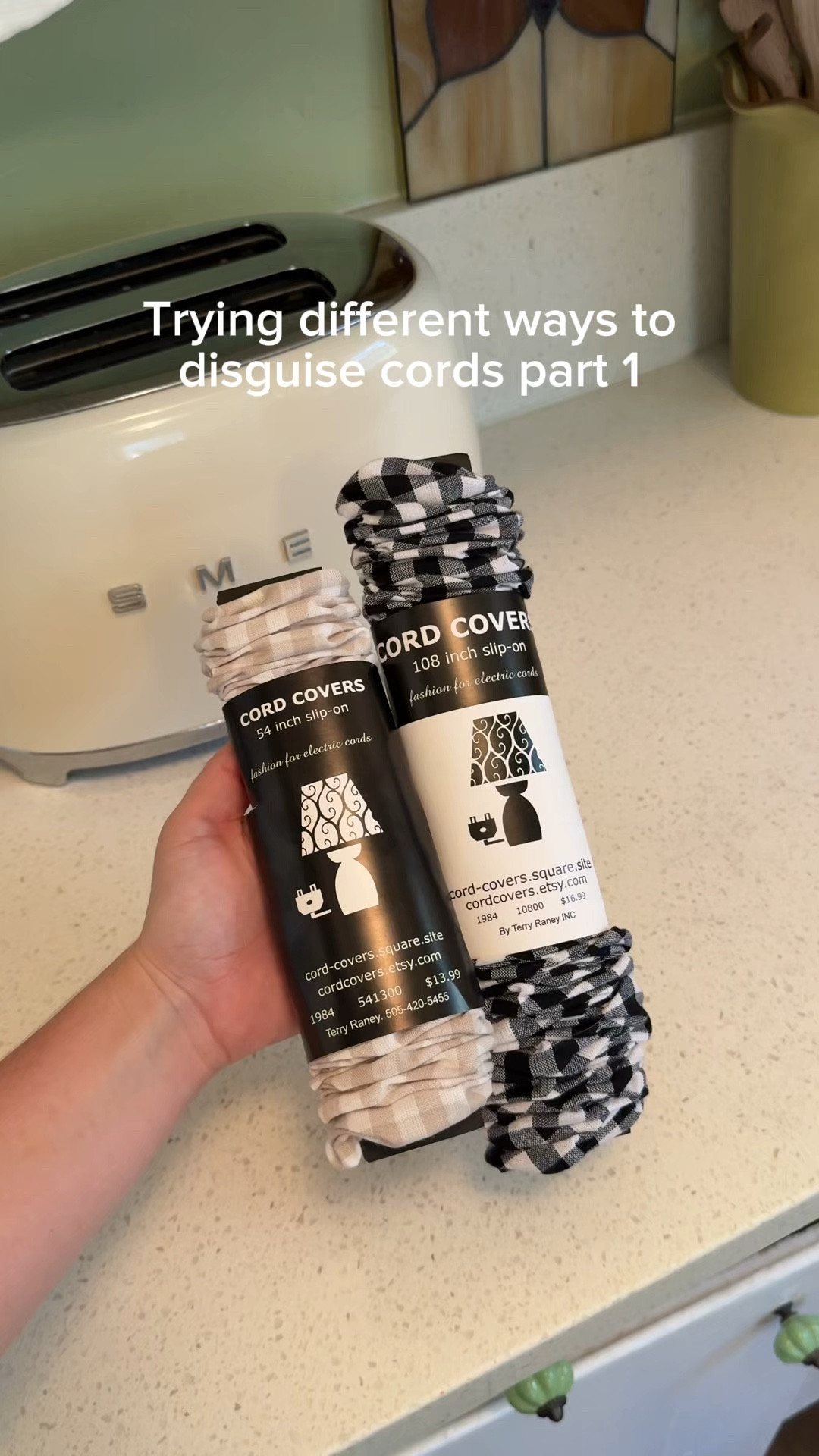 Super cute way to disguise cords and add pattern to your interior!

#LTKFindsUnder50 #LTKHome #LTKFindsUnder100