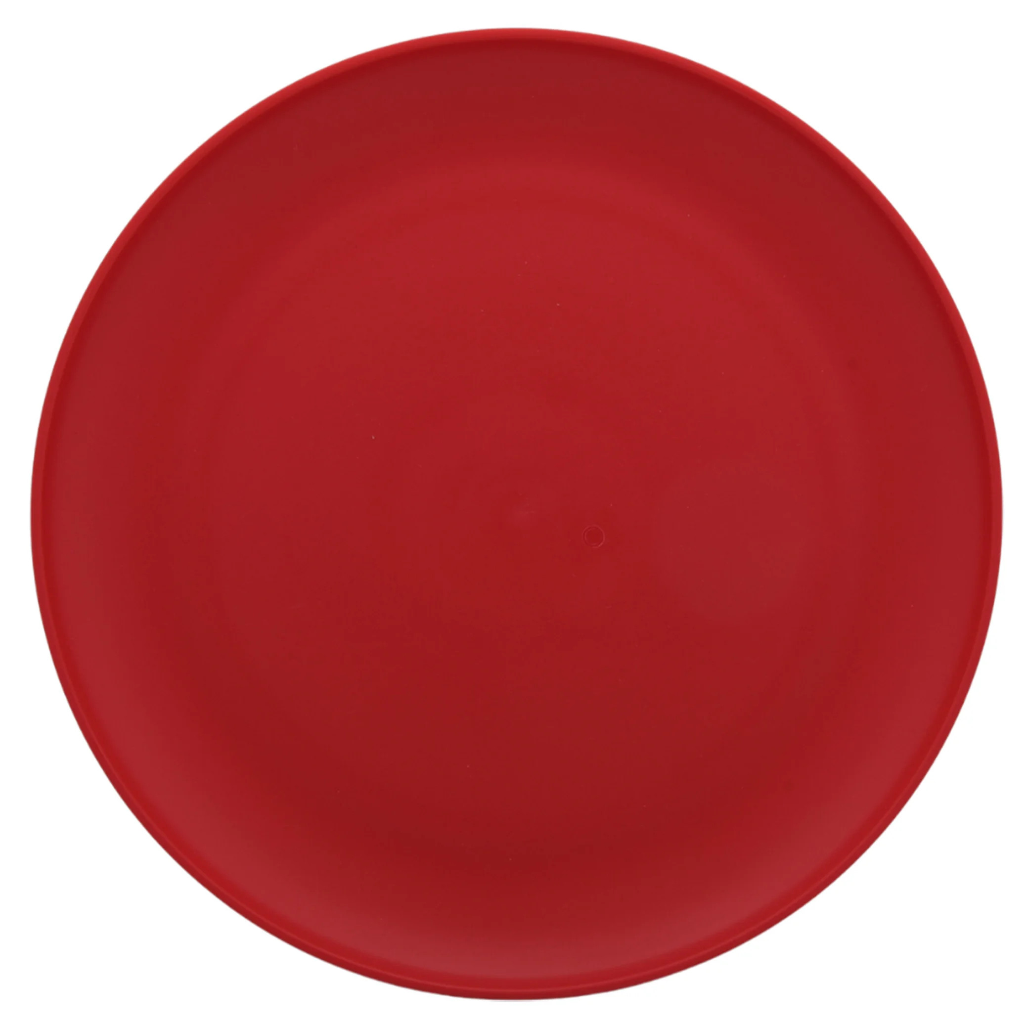 Mainstays - Red Round Plastic Plate, 10.5-inch | Walmart (US)