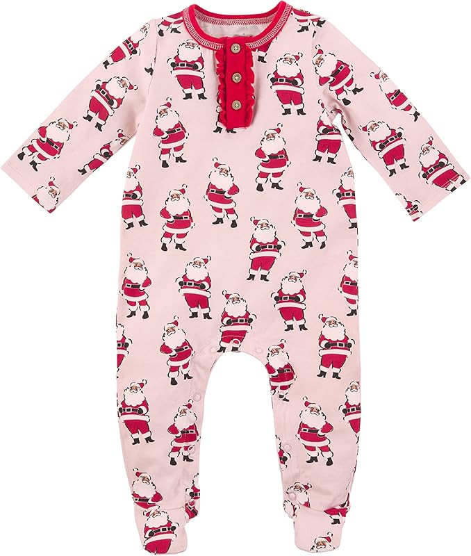 Mud Pie Baby Girls' Christmas Santa Sleeper | Amazon (US)