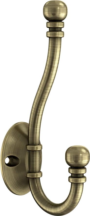 Liberty B46305Q-AB-C5 Ball End Coat and Hat Hook, Antique Brass | Amazon (US)