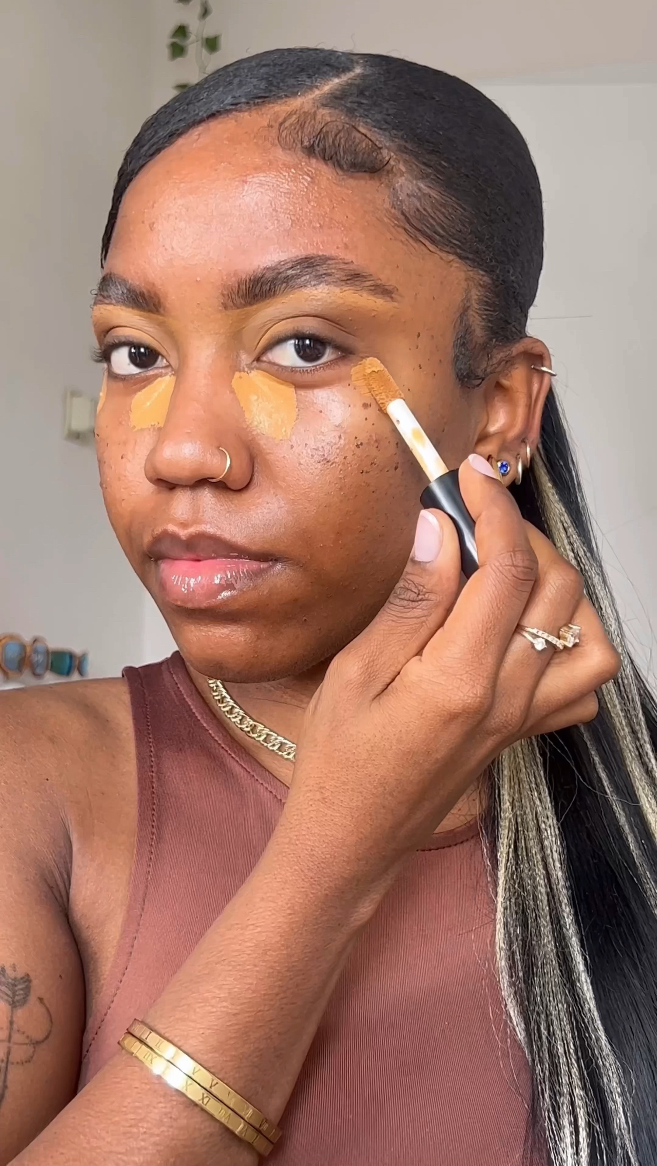 30 days of fashion, day 23: latte makeup / bronzy makeup☕️

bronze makeup. soft glam makeup. full coverage makeup. full coverage foundation. NYX primer. e.l.f. cosmetics concealers. bronze eyeshadow palette. eyeshadow brushes. face brushes. makeup brushes. longwear foundation. longwear primer. creamy concealer. pink blush. pink blusher. too faced foundation. lancome foundation. NYX lip pencil. brown lip pencil. nude lipgloss. nude lip combo. cat eye lashes. fluffy lashes. eyelashes. 

#LTKFind #LTKunder50 #LTKeurope