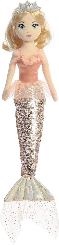 Aurora® Enchanting Sea Sparkles™ Tutu Sparkles™ Jasmine Stuffed Animal - Imaginative Play - ... | Amazon (US)