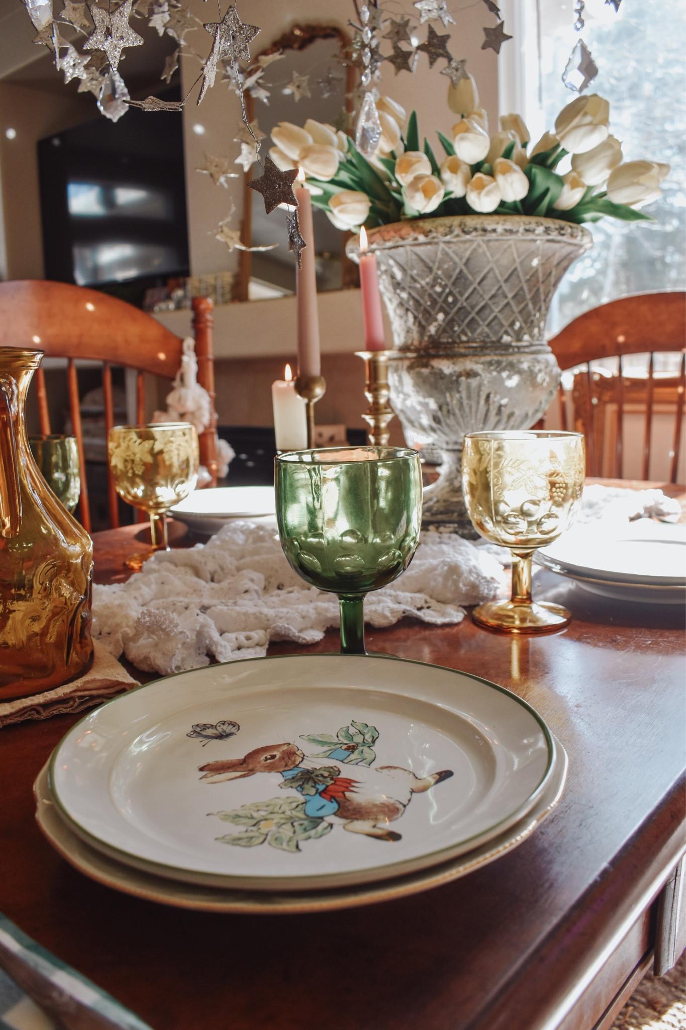 Peter Rabbit
Easter Tablescape 

#LTKSpringSale #LTKSeasonal #LTKfamily