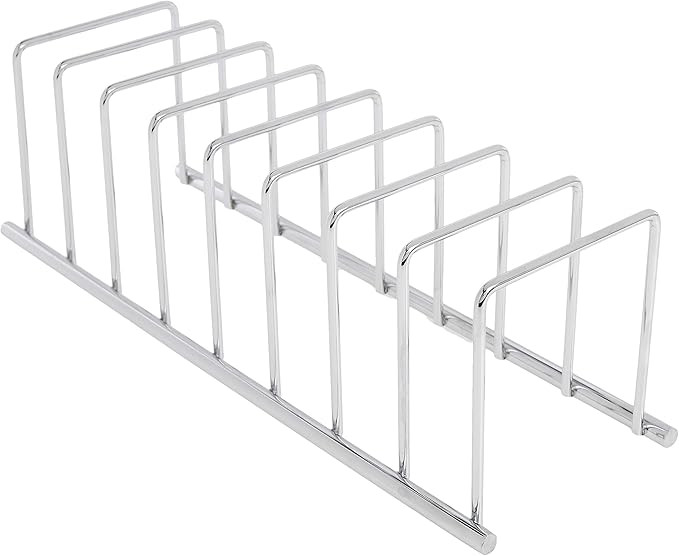 Spectrum Diversified Kitchen, Cutting Boards, Bakeware 32070 Euro, Chrome Lid Organizer, Plate Ra... | Amazon (US)