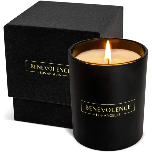 Premium Rose & Sandalwood Hand Poured Scented Candles, 8 oz | 45 Hour Burn, Long Lasting, Highly ... | Walmart (US)