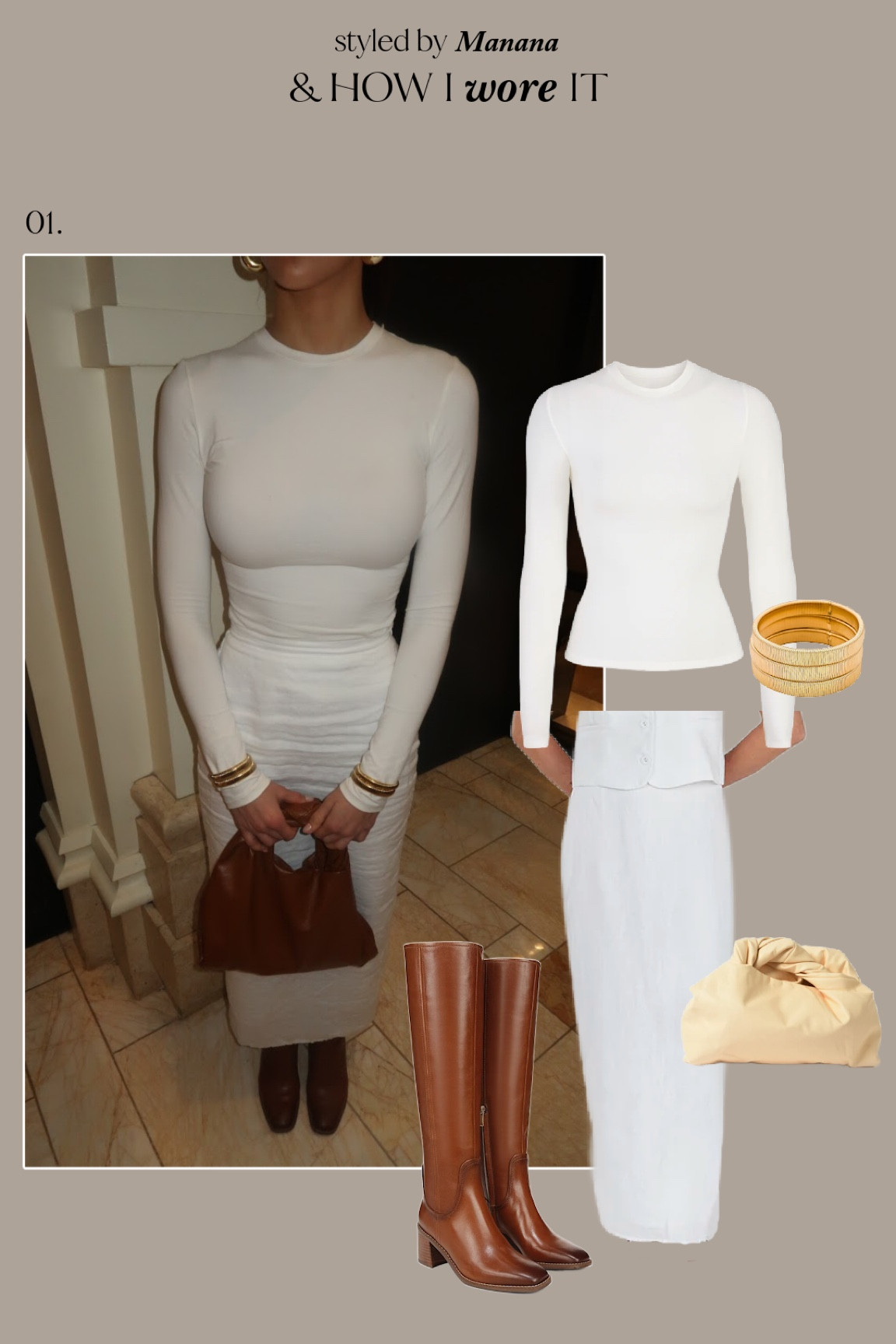 Top - size down
Skirt - size down
Bracelets - originally from Emme club (linked very similar)
Shoes - tts 
Bag - linked similar (mine is sold out)