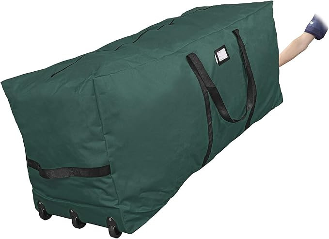 Primode Rolling Tree Storage Bag, Fits Up to 9 ft. Disassembled Holiday Tree, 28" Height X 16" Wi... | Amazon (US)