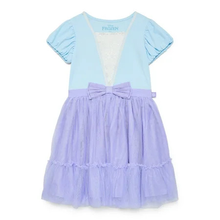 Disney Princess Frozen Girls Elsa Cosplay Dress Sizes 4-12 | Walmart (US)
