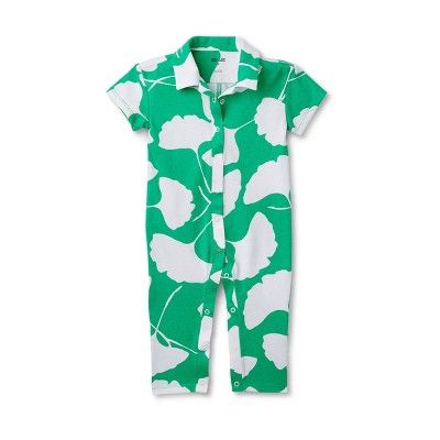 Baby Short Sleeve Ginkgo Green Jumpsuit - DVF for Target | Target