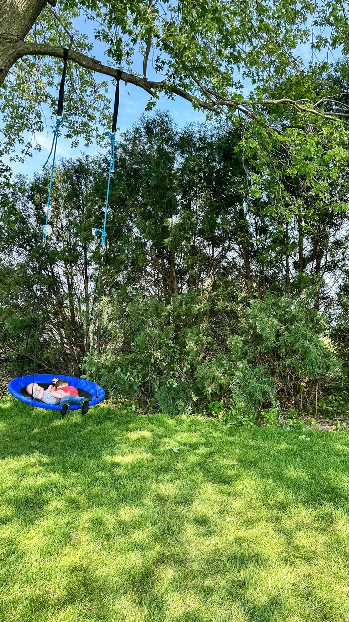 I didn’t realize how much we needed this swing. 🖤