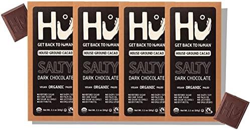 Hu Chocolate Bars | 4 Pack Salty Chocolate | Natural Organic Vegan, Gluten Free, Paleo, Non GMO, ... | Amazon (US)