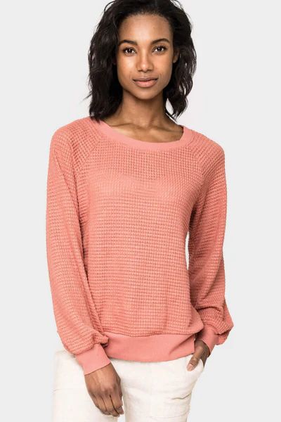 Sunset Open Weave Sweater | Gibson