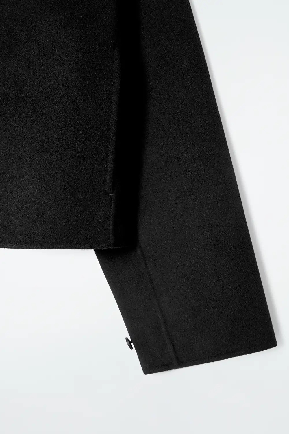 SHORT DOUBLE-FACED WOOL JACKET | COS (US)