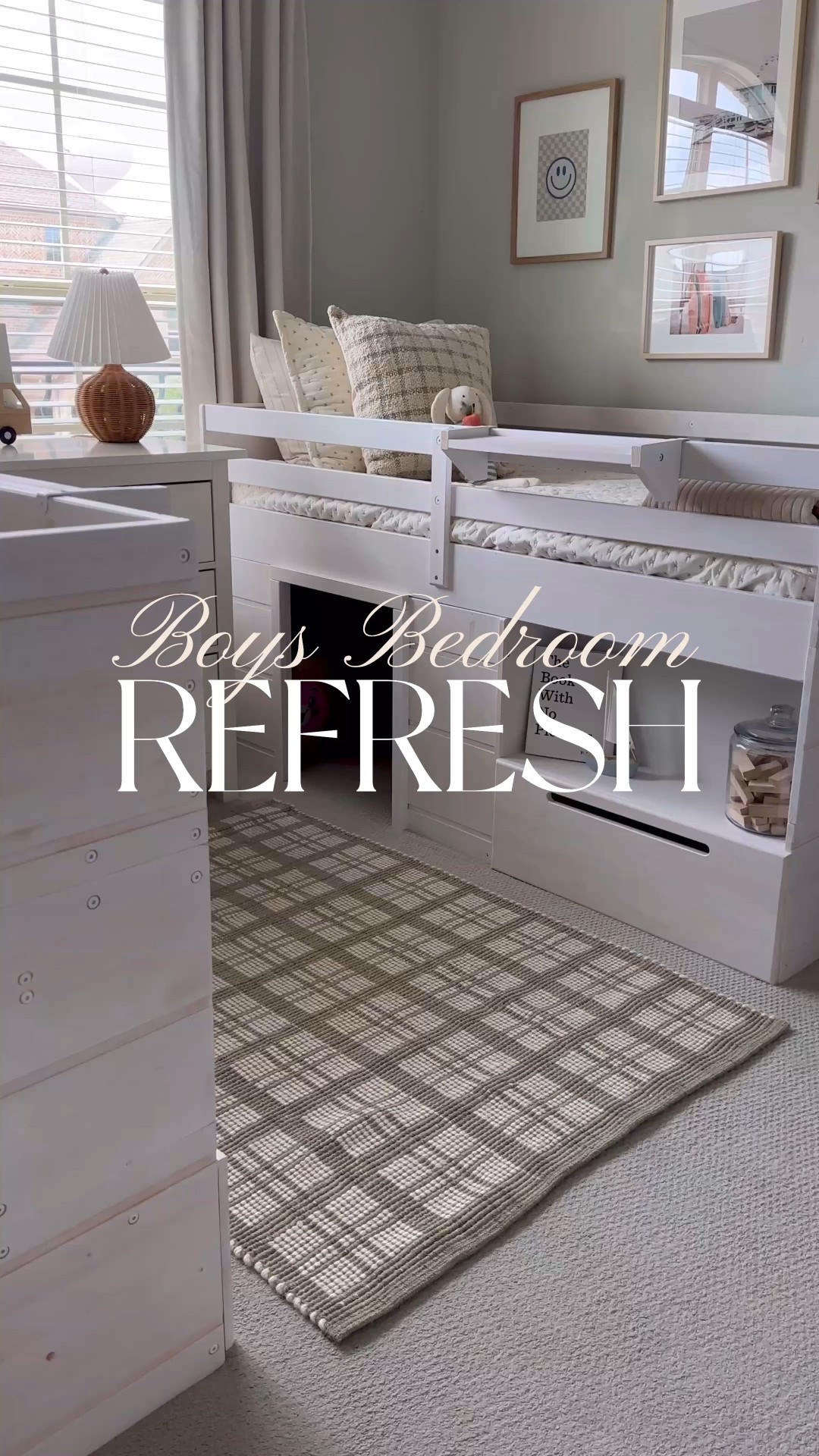 Just gave the boys’ room a simple refresh, and this new #gifted rug from the @manoliahomeliving x @loloirugs collection instantly pulled the whole space together. 🤍 It’s part of a beautiful new line of rugs and pillows that add the perfect cozy touch—timeless, soft, and kid-approved. #manoliaxloloi #loloirugs #ad #boyroomrefresh #simplehomestyle

#LTKKids #LTKHome #LTKFamily