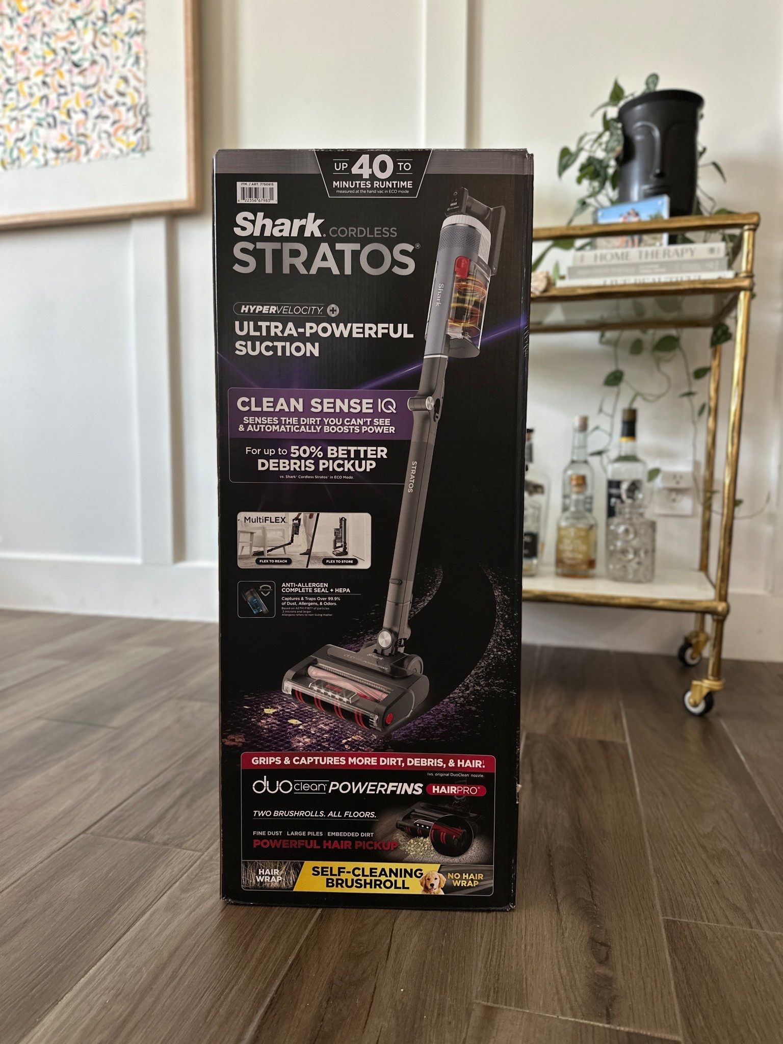 Our old vacuum broke so we got this cordless one. I can’t wait to try it out! 