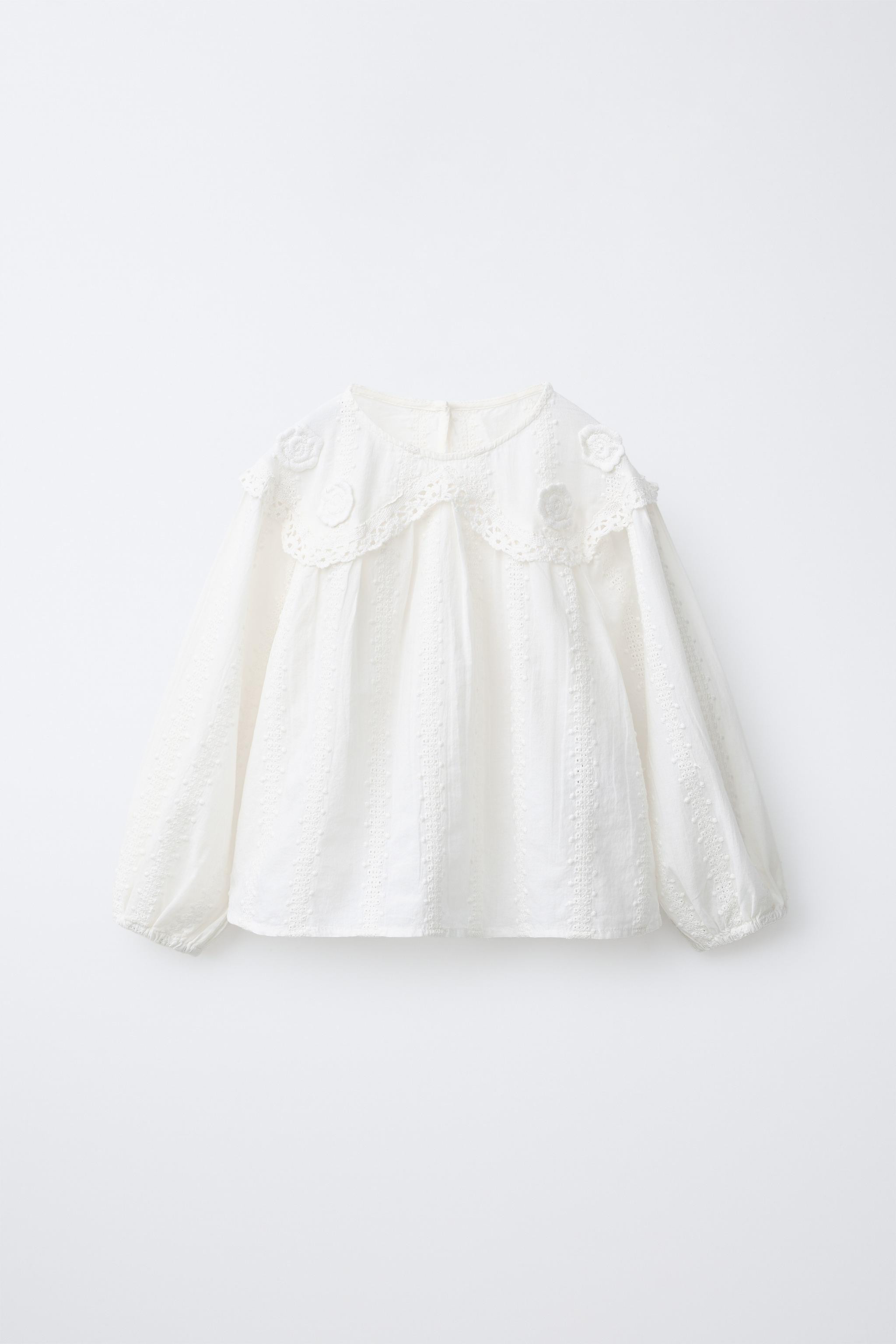 CHEMISE ROMANTIQUE BRODERIES | Zara FR