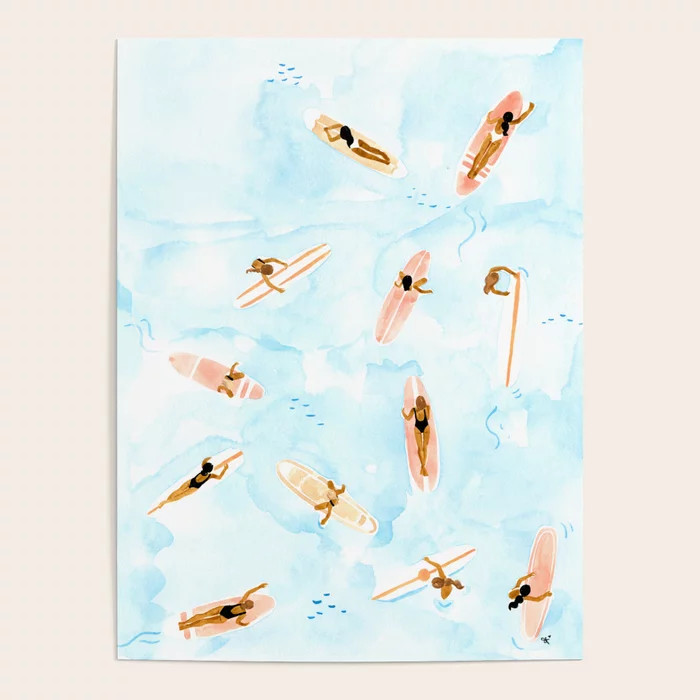 Surfers Poster | Society6