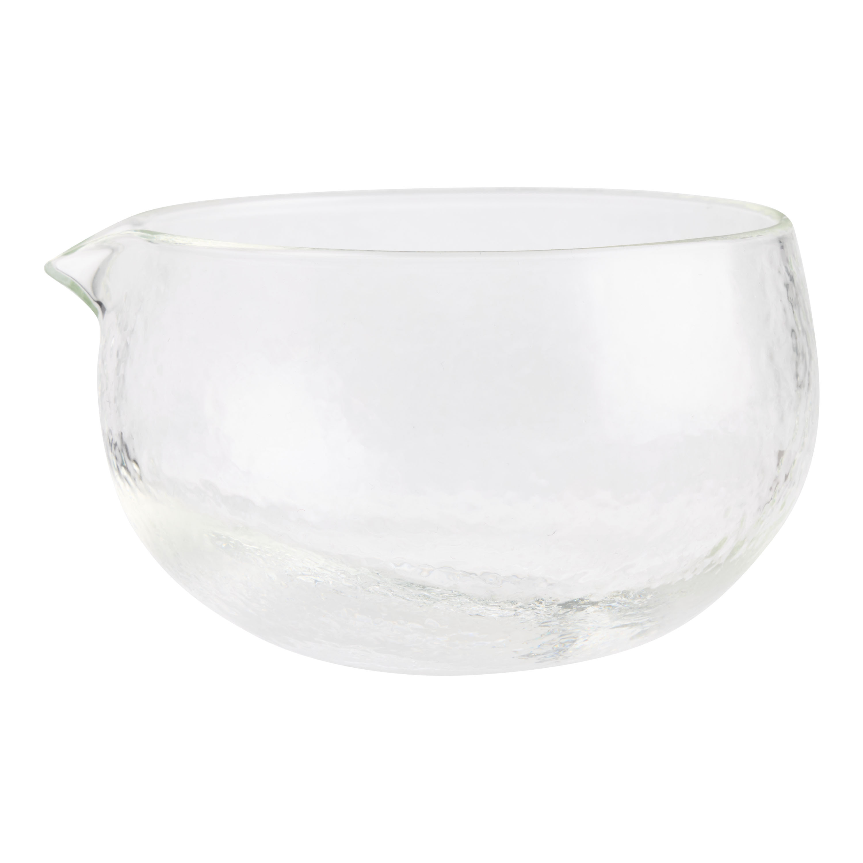 Hammered Borosilicate Glass Matcha Bowl | World Market