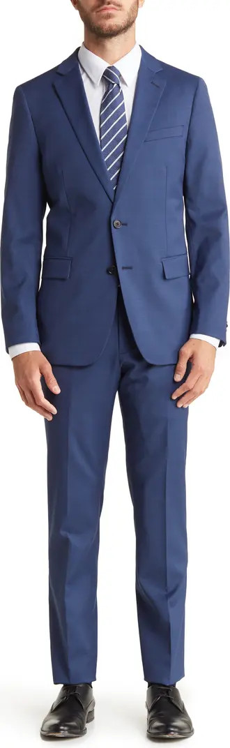 2-Piece Jacket & Pants Wool Blend Suit Set | Nordstrom Rack