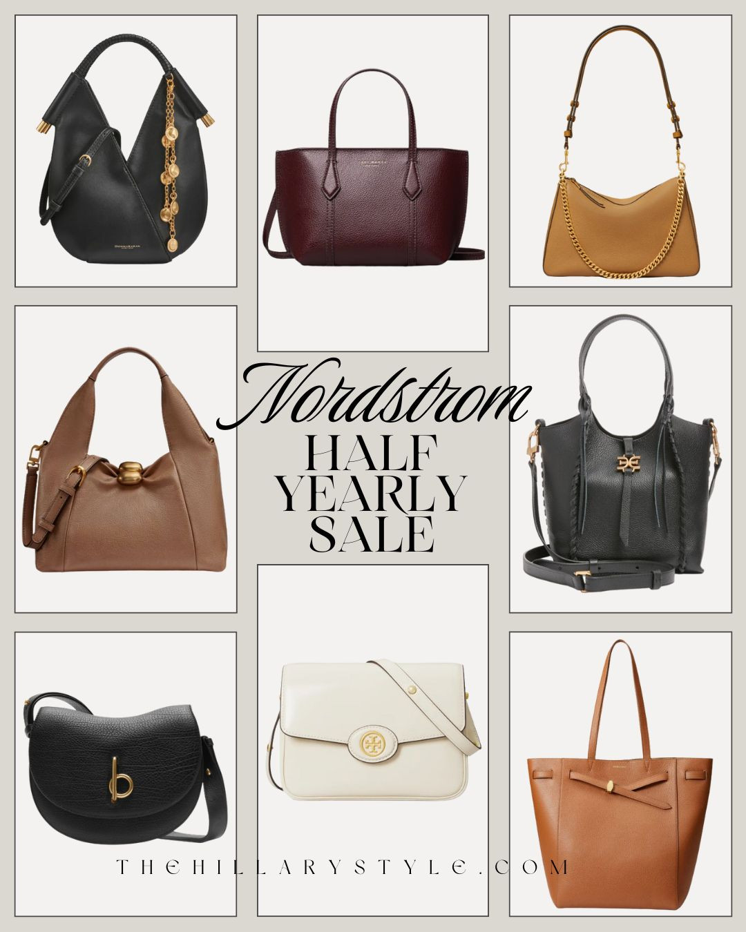 Nordstrom Half Yearly Sale: Designer Handbag Sale
Timeless Investment Pieces on Sale
Elevate your accessory game with the ultimate designer handbag deals during the Nordstrom Half-Yearly Sale. This curated collection features iconic brands like Burberry, Tory Burch, and Donna Karan, offering a blend of quiet luxury and modern functionality. Whether you're hunting for a structured leather satchel from Veronica Beard, a chic Burberry shoulder bag, or the perfect Tory Burch tote for your 2025 capsule wardrobe, these limited-time markdowns are the season's best investment. From rich chocolate and oxblood tones to timeless black, these luxury handbags transition effortlessly from winter to spring, making them the perfect high-end essentials for every style-conscious woman. Don't miss out on these new markdowns to score the bag of your dreams at a fraction of the cost!

#TheHillaryStyle #NordstromSale #HandbagSale #BurberryBag #ToryBurchSale #VeronicaBeard #DonnaKaran #DesignerHandbags #QuietLuxury #CapsuleWardrobe #WinterTrends2025 #StyleInspo #LTKsalealert #PinterestFashion #LuxuryForLess #WardrobeEssentials #NewMarkdowns #ChicStyle #DesignerDeals 

 

#LTKSeasonal #LTKOver40 #LTKSaleAlert