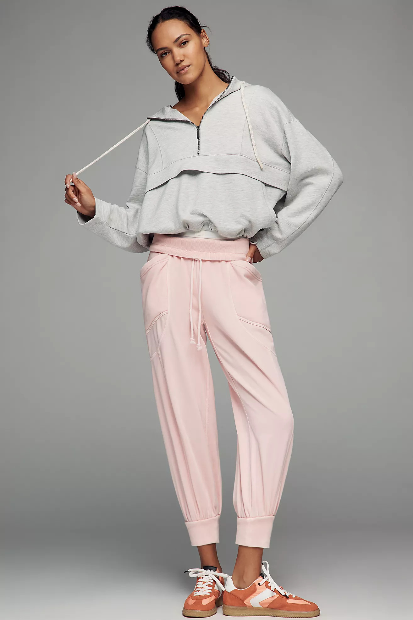 Daily Practice by Anthropologie Easygoing Capri Drawstring Sweatpants | Anthropologie (US)