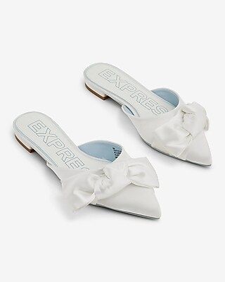 Pointed Toe Bow Flats | Express