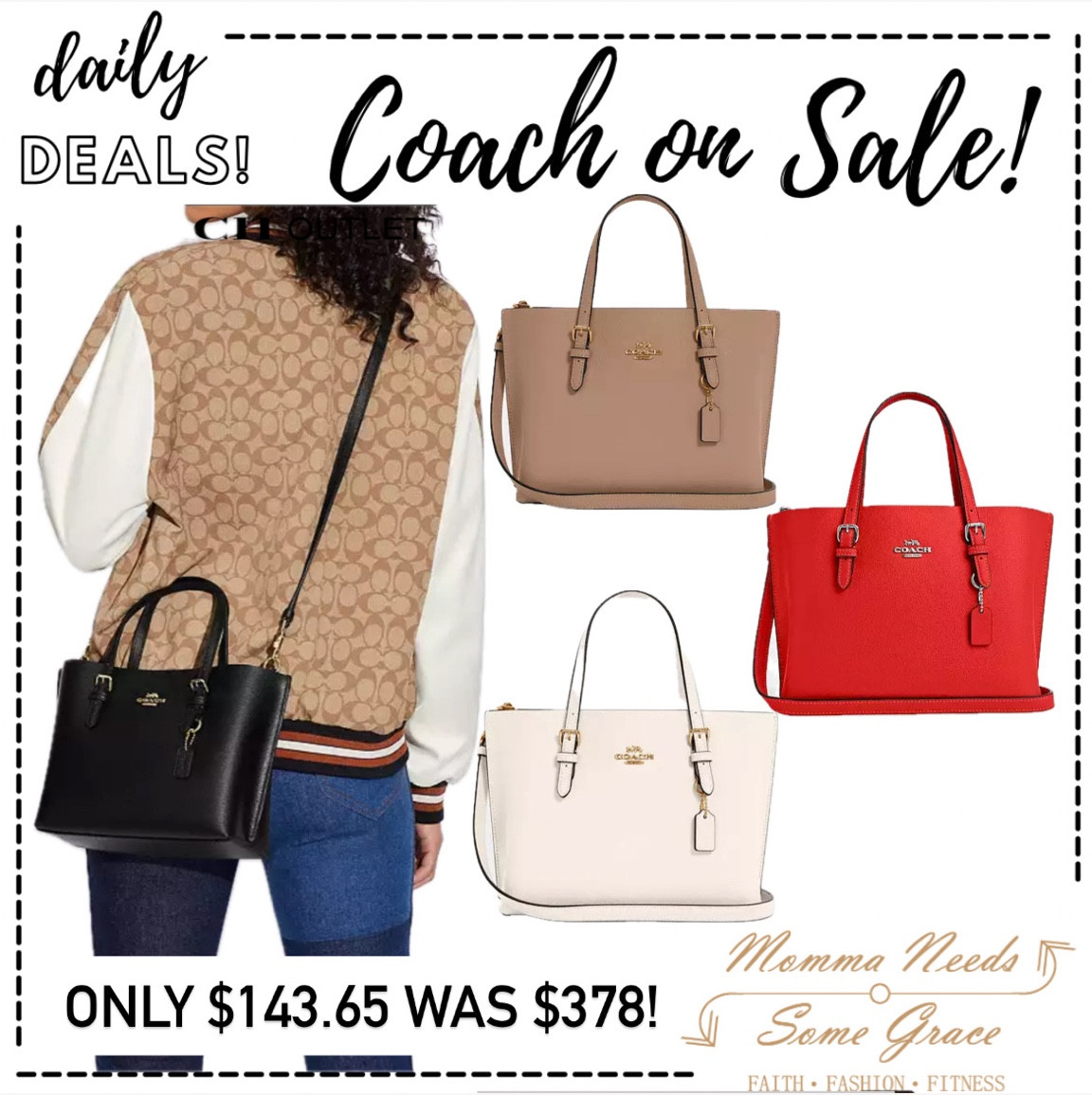 Coach tote on sale with an extra 15% off!

#LTKSaleAlert #LTKItBag #LTKSeasonal