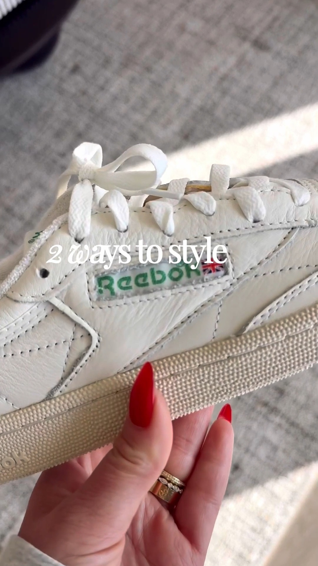 You know we love a classic sneaker and this style from Reebok, available at DSW, is perfect for your casual chic outfits this spring.

@reebok @DSW #reebokpartner #ad