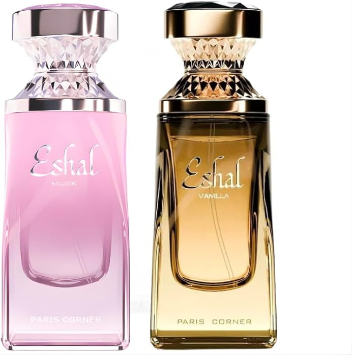 Paris Corner Perfumes Bundle Eshal Musk and Eshal Vanilla Eau de Parfum Fragrance Spray for Women... | Amazon (US)