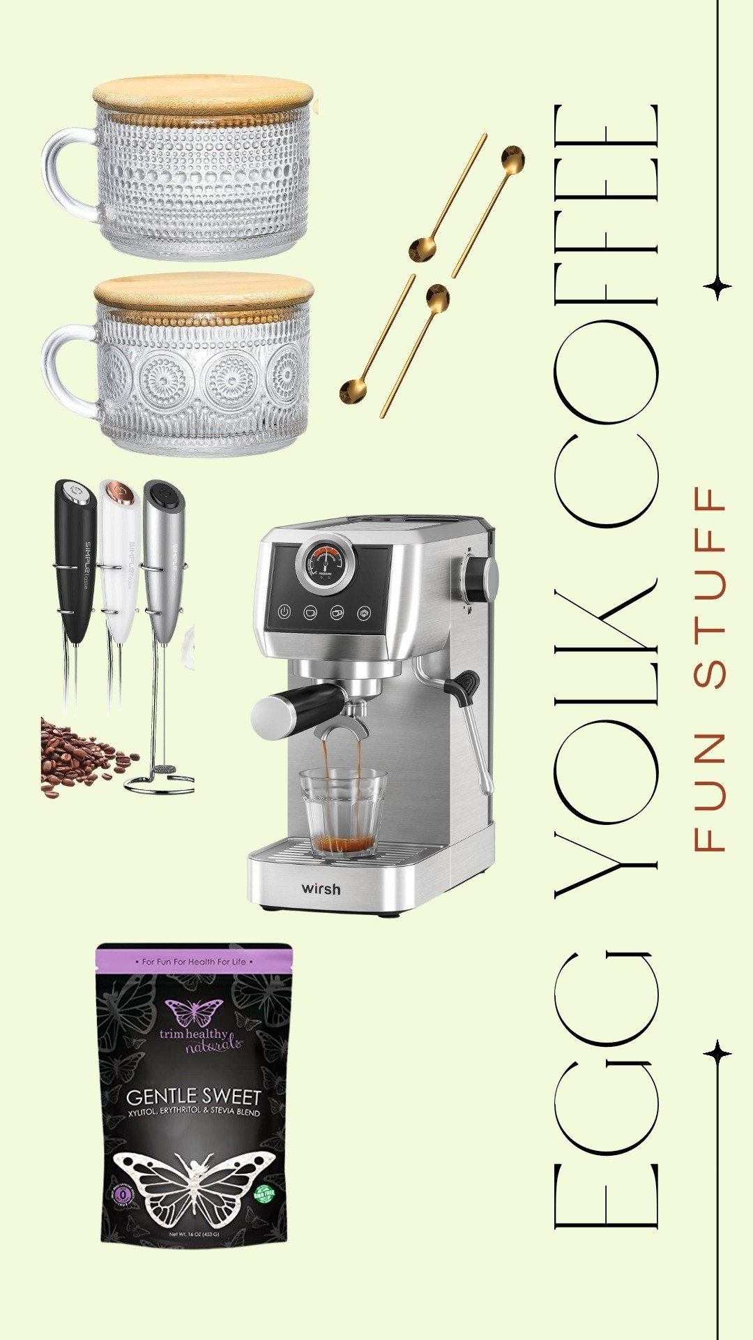 Upgrade your coffee experience with these fun items. Goes great with the popular egg yolk coffee!

#LTKfindsunder100 #LTKfamily #LTKhome