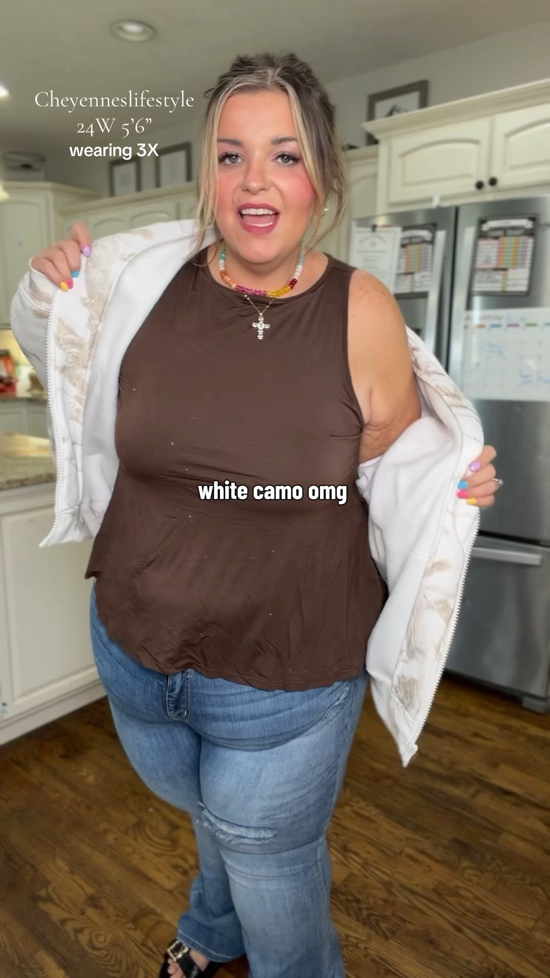 The comfrt white camo zip hoodie 😍😍😍 

#LTKPlusSize