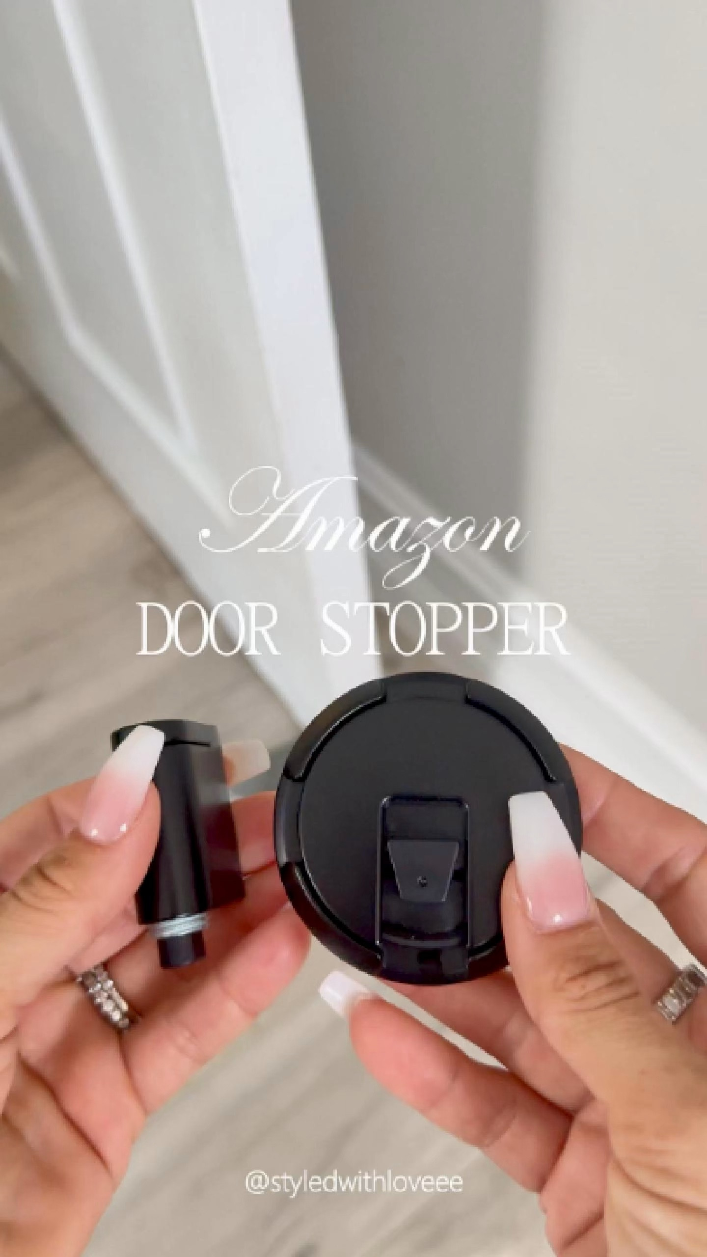 Amazon Door stopper 15% off today, this is such a great find and I am impressed with it!!! no more drilling or nailing into the floor❤️ Easy Installation, it can also be installed with help of screws, the adhesive is strong and magnetic hold instantly hold the door in place!!!

Follow me for more styles & finds like this! Xo
IG @styledwithloveee

#LTKSaleAlert #LTKVideo #LTKHome