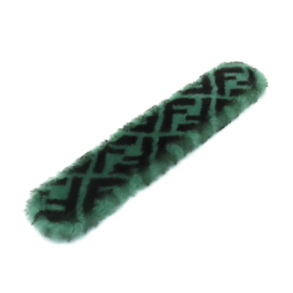 FENDI Strap Pad Calfskin Leather/Fur Green  | eBay | eBay US